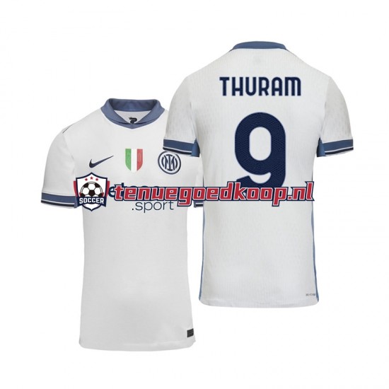 Uit Tenue van Inter Milan Marcus Thuram 9 Heren 2024-25 Korte Mouw