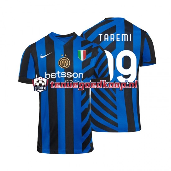 Thuis Tenue van Inter Milan Mehdi Taremi 99 Heren 2024-25 Korte Mouw