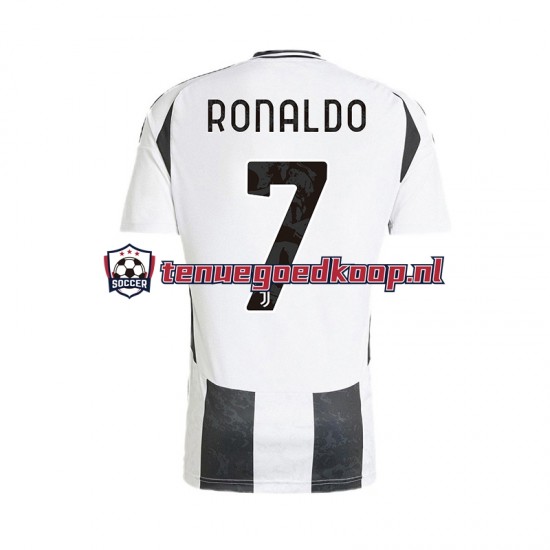 Thuis Tenue van Juventus Cristiano Ronaldo 7 Heren 2024-25 Korte Mouw