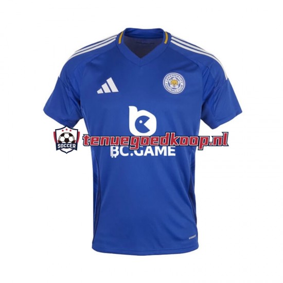 Thuis Tenue van Leicester City Heren 2024-25 Korte Mouw