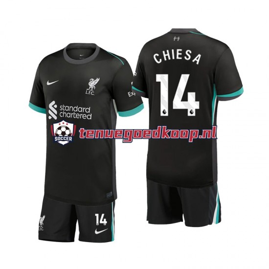 Uit Tenue van Liverpool Chiesa 14 Kind 2-13 jaar 2024-25 Korte Mouw