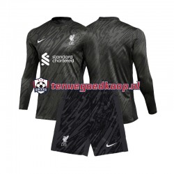 Thuis Tenue van Liverpool Keepersshirt Kind 2-13 jaar 2024-25 Lange Mouw