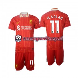 Thuis Tenue van Liverpool M.Salah 11 Kind 2-13 jaar 2024-25 Korte Mouw