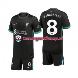 Uit Tenue van Liverpool Szoboszlai 8 Kind 2-13 jaar 2024-25 Korte Mouw