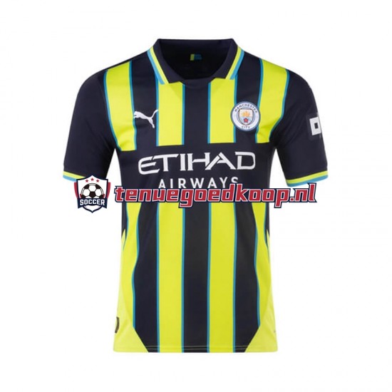 Uit Tenue van Manchester City Heren 2024-25 Korte Mouw