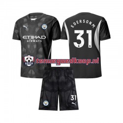 4de Tenue van Manchester City Keepersshirt Ederson Moraes 31 Kind 2-13 jaar 2024-25 Korte Mouw