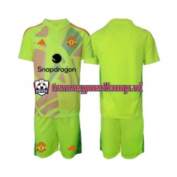 Uit Tenue van Manchester United Keepersshirt Kind 2-13 jaar 2024-25 Korte Mouw