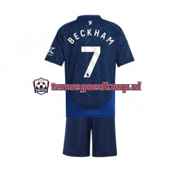 Uit Tenue van Manchester United Beckham 7 Kind 2-13 jaar 2024-25 Korte Mouw