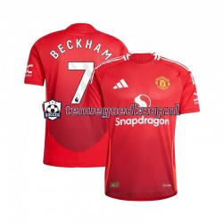 Thuis Tenue van Manchester United Beckham 7 Heren 2024-25 Korte Mouw