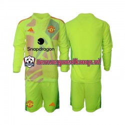 Uit Tenue van Manchester United Keepersshirt Kind 2-13 jaar 2024-25 Lange Mouw