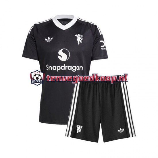 3de Tenue van Manchester United Keepersshirt Kind 2-13 jaar 2024-25 Korte Mouw