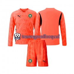 Thuis Tenue van Marokko Keepersshirt Kind 2-13 jaar 2024 Lange Mouw