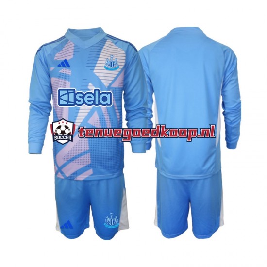 Uit Tenue van Newcastle United Keepersshirt Kind 2-13 jaar 2024-25 Lange Mouw