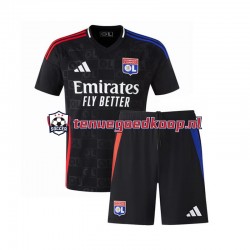 Uit Tenue van Olympique Lyonnais Kind 2-13 jaar 2024-25 Korte Mouw