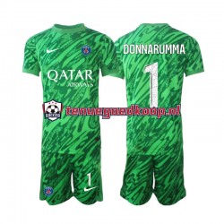 Uit Tenue van Paris Saint-Germain Keepersshirt Gianluigi Donnarumma 1 Kind 2-13 jaar 2024-25 Korte Mouw