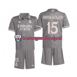 3de Tenue van Real Madrid Arda Guler 15 Kind 2-13 jaar 2024-25 Korte Mouw