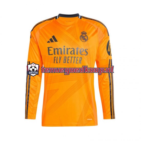 Uit Tenue van Real Madrid Heren 2024-25 Lange Mouw