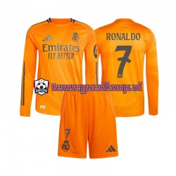 Uit Tenue van Real Madrid Cristiano Ronaldo 7 Kind 2-13 jaar 2024-25 Lange Mouw