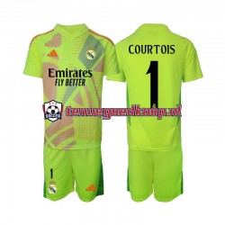 4de Tenue van Real Madrid Keepersshirt COURTOIS 1 Kind 2-13 jaar 2024-25 Korte Mouw