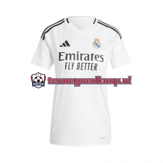 Thuis Tenue van Real Madrid Dames 2024-25 Korte Mouw