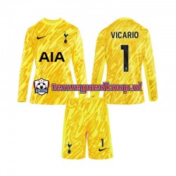 Thuis Tenue van Tottenham Hotspur Keepersshirt Vicario 1 Kind 2-13 jaar 2024-25 Lange Mouw