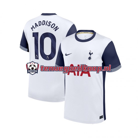 Thuis Tenue van Tottenham Hotspur James Maddison 10 Heren 2024-25 Korte Mouw