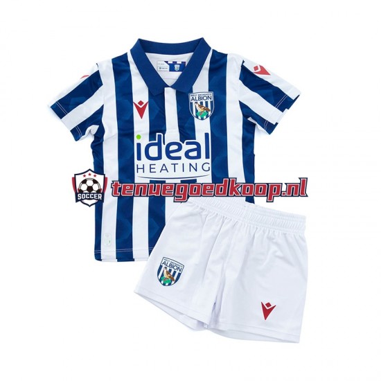 Thuis Tenue van West Bromwich Albion Kind 2-13 jaar 2024-25 Korte Mouw